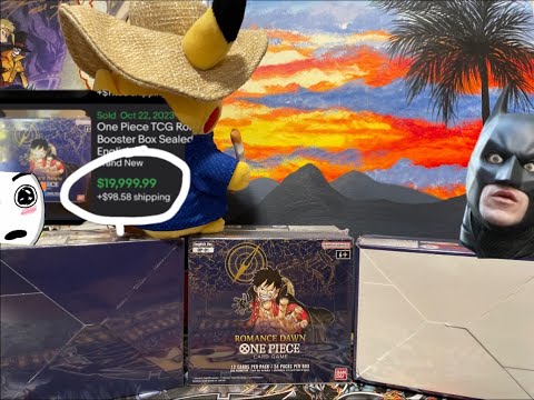 Is your Romance Dawn box worth $800-20k!?? One Piece TCG Wave 1-2 Vs 3