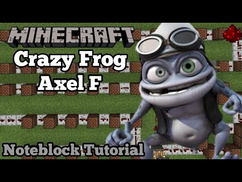 Notesteotic - Axel F - Crazy Frog (Minecraft Note block Tutorial)