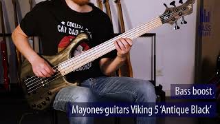 Video thumbnail for Mayones Guitars Viking 5 Live Demo - BassFreaks.net by Bass Freaks SPRL