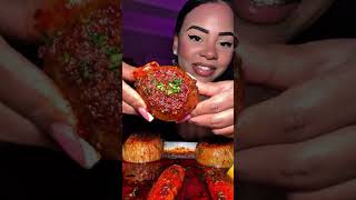 Download lagu Leftover Seafood Boil & Crab with Onion 🦀🍜 | Satisfying Mukbang ASMR #shorts mp3