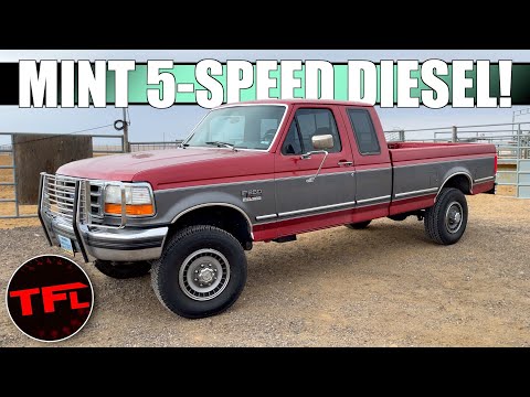 Check Out this Super Cool Ford F-250 With A Turbo Diesel and a Manual Transmission!