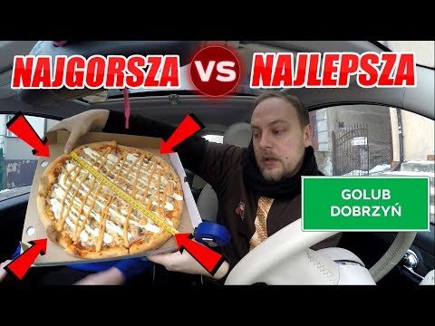 TEST NAJGORSZA VS NAJLEPSZA PIZZA GOLUB DOBRZYŃ