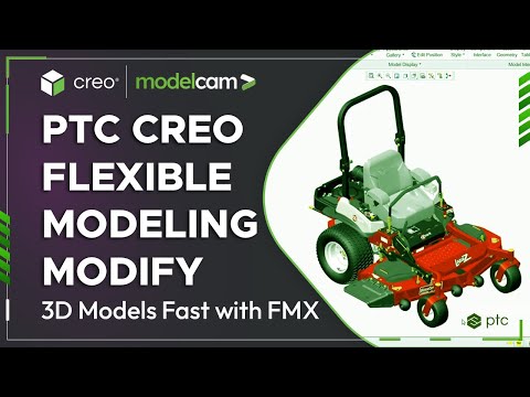 PTC Creo Flexible Modeling  Modify 3D Models Fast with FMX