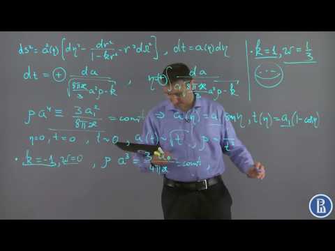 56 Homogeneous isotropic cosmological solutions    Higher School of Economics   Coursera