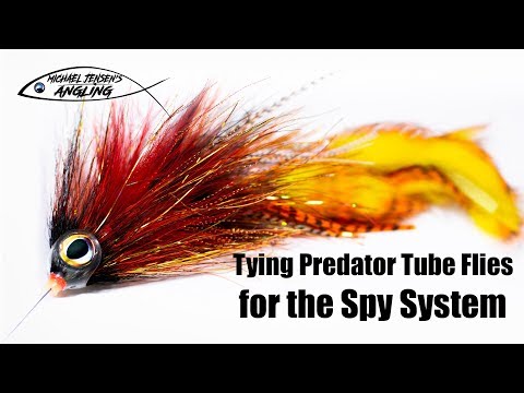 Tying Predator Tube Flies - Spy System - Pike and Musky fly tying tutorial