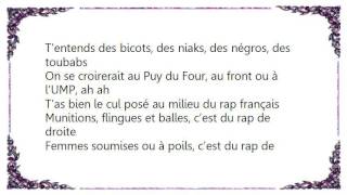IAM - Rap de Droite Lyrics
