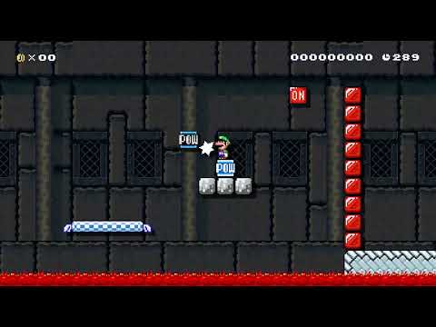 Super Mario Maker 2 - #115 S1 - on off castle by epic1008