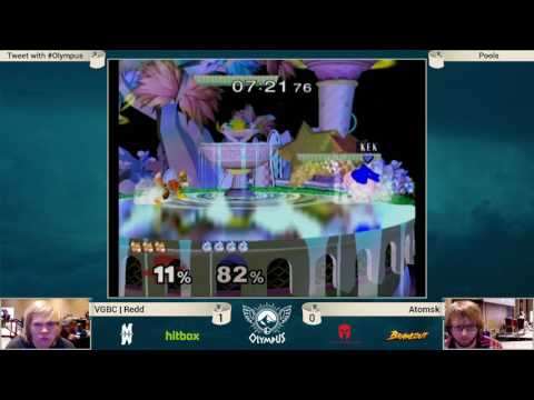 Olympus - Redd (Fox) vs Atomsk (Jigglypuff) - SSBM Pools - Smash Melee