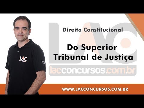 Do Superior Tribunal de Justiça - Direito Constitucional