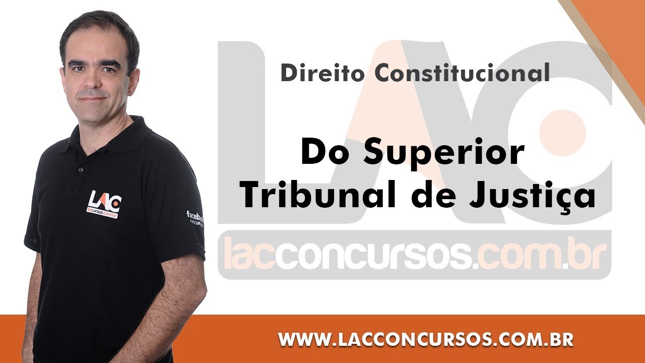 Do Superior Tribunal de Justiça - Direito Constitucional