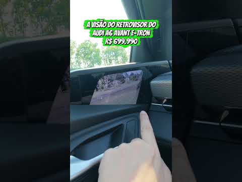 RETROVISOR POR CÂMERA?! Veja como funciona no novo Audi A6 Avant e-tron! 😱📹