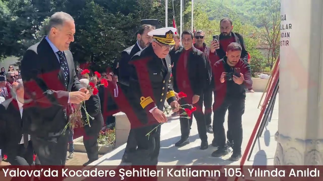Yalova’da Kocadere Şehitleri Katliamın 105. Yılında Anıldı