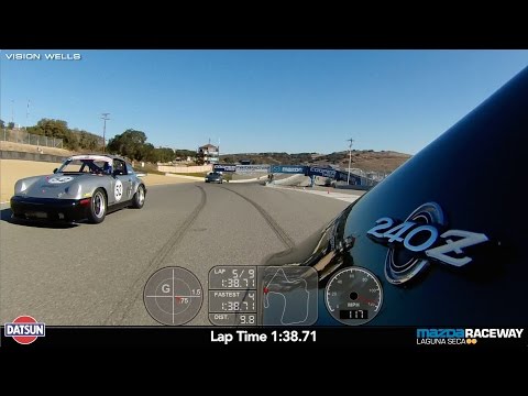 151101_0900-TMR/CFRA Laguna Seca - 240Z "Green Hornet" FAST LAP