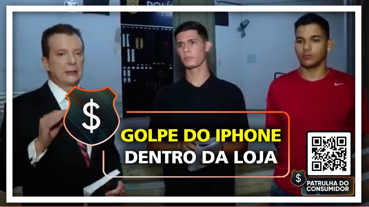 GOLPE DO IPHONE DENTRO DA LOJA.