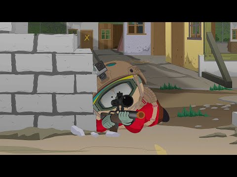 Cartman vs Kyle in the Airsoft Arena S25