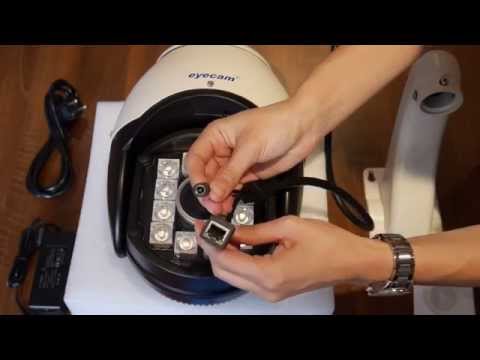 Camera IP Speed Dome PTZ Eyecam EC-1306 - www.1cctv.ro