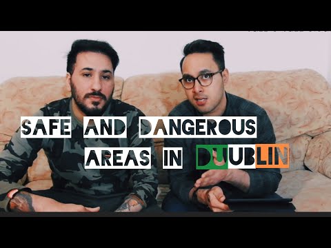 Áreas seguras e perigosas para se viver em Dublin.