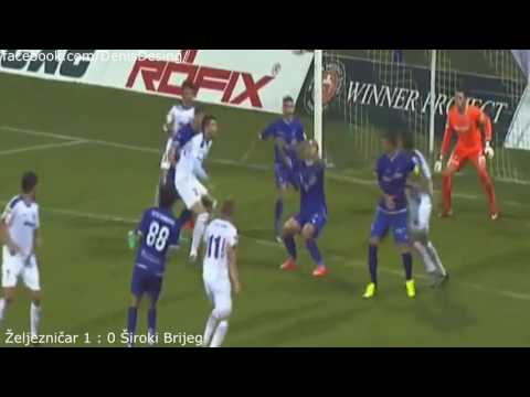 FK Željezničar 2 : 0 Široki Brijeg | Golovi 06.08.2016