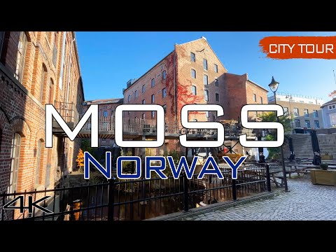 Moss Norway - City Tour & Drone, 4k