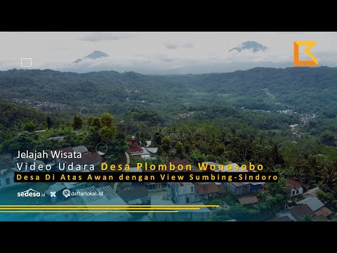 Video Drone Desa Plombon Wonosobo Desa Bikin Betah Dengan Pemandangan Gunung Sumbing dan Sindoro