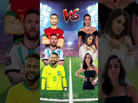 Ronaldo & Messi & Neymar VS Georgina & Antonella & Bruna 🥵🔥