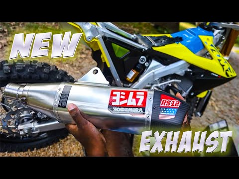 We Put A New Exhaust On My *RMZ450* *SUPERLOUD*