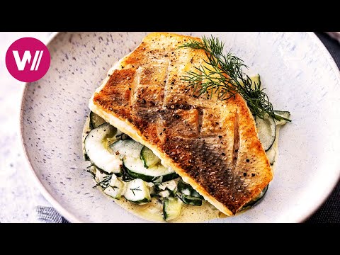 Berlin - Zander with stewed cucumber and salad with fillet of zebu beef | At our Neighbour's Table