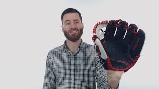 Video thumbnail: Rawlings HOH Mark of a Pro 11.25" Baseball Glove: SPNP2-2NW