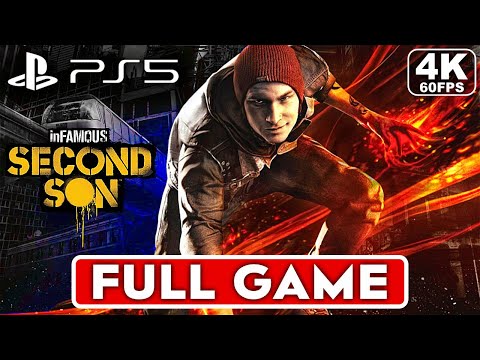 INFAMOUS SECOND SON PS5 Gameplay Walkthrough Part 1 FULL GAME [4K 60FPS] - No Commentary