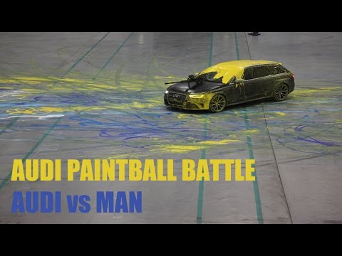 Audi Paintball Battle | Пеинтбол Битва Ауди