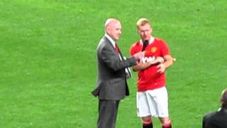 Paul Scholes verabschiedet sich von United-Fans