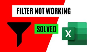 How to Solve "Filter Not Working" or Enable Filter in Microsoft Excel