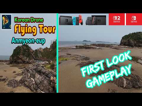 Korean Drone Flying Tour: Anmyeon-eup – Nintendo Switch / Switch 2 Gameplay