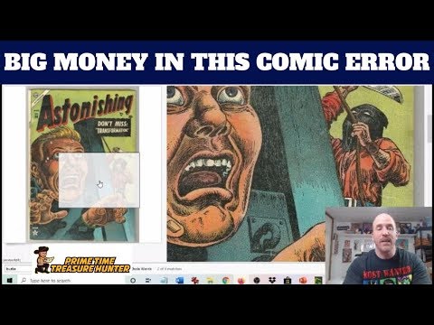 BIG MONEY Possible If You Find This Error in Any Comic Book!