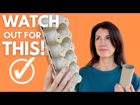 Egg cartons & Toilet Paper Rolls - What You NEED to Know about Starting Seeds in Them