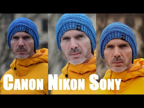 Hauttöne Sony vs Canon vs Nikon