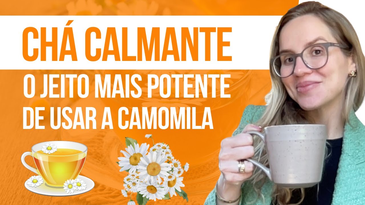 Chá de camomila muito mais que calmante - reduz glicose, triglicerídeos e combate a dor de cabeça