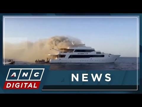 Massive fire on Egypt tourist boat leaves at least three British tourists missing ANC