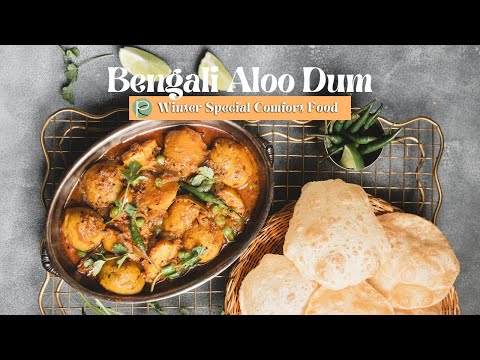 BENGALI Aloo Dum - Winter Special Comfort Food with Potato and Peas