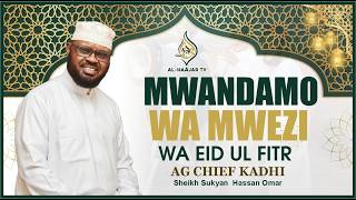 Download lagu 📺🔴LIVE: MATANGAZO YA MUANDAMO WA MWEZI - EID UL FITRI || KAIMU KADHI MKUU SUKYAN HASSAN ll 1447/2026 mp3