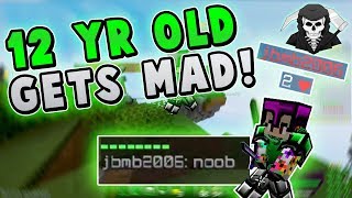 12 YEAR OLD KID CALLS ME A NOOB?! ( Hypixel Skywars FUNNY MOMENTS )