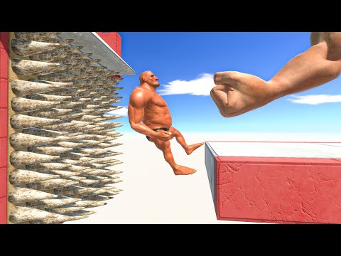 Run, Jump, Fall and Epic Punch - Animal Revolt Battle Simulator