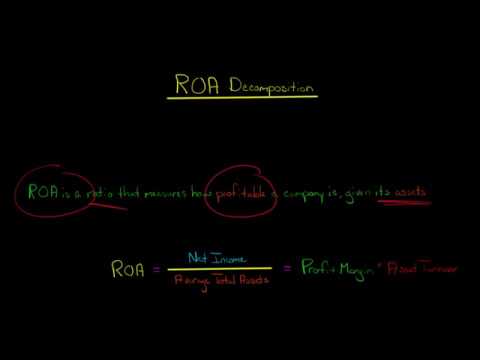 How to Decompose ROA Return on Assets