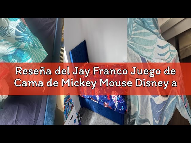 Vídeo relacionado con Jay Franco Star Wars - Juego de funda de edredón para cama individual, 100% algodón, incluye funda de almohada de 50 x 70 cm