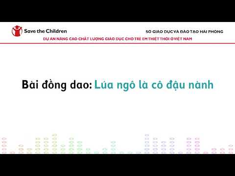 Video Hoạt động Làm quen văn học Đề tài "  Đồng dao Lúa ngô là cô đậu nành " độ tuổi 4 - 5 tuổi