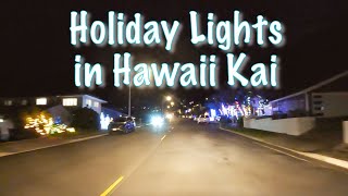 Holiday Lights in Hawaii Kai     #hawaiikai holiday #christmas #hawaiikai #hawaii