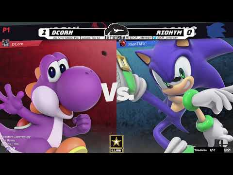US Army $5000 Pot Losers Top 64 - DCorn  (Yoshi) Vs. RIONTM  (Sonic) Smash Ultimate - SSBU