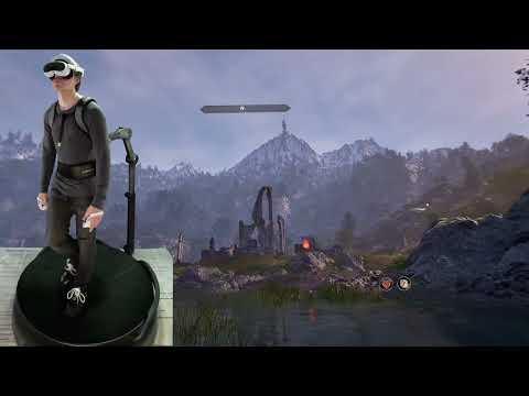 Oblivion Remaster VR Gameplay | Omni One VR Treadmill Experience