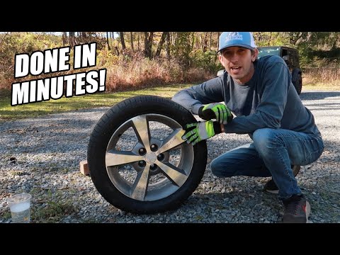 How to Remove a Tire from Wheel / Rim