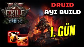 1.GÜN ÖZET ve FILTER | Druid Ayı Buildi Rehberi | Furious Slam | POE 2 0.4 Ligi | Fate of the Vaal
